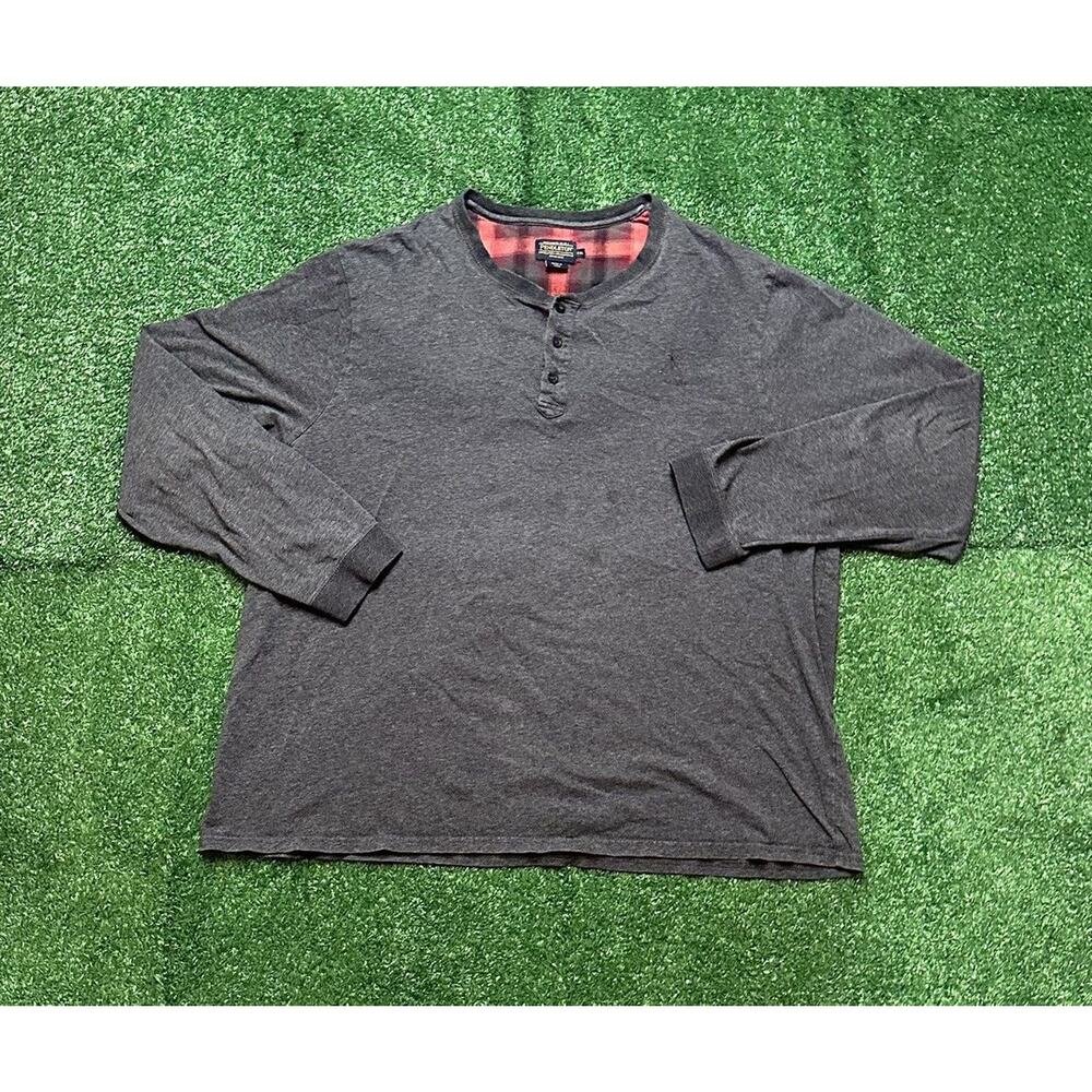 Grey Pendleton Long Sleeve Button Shirt Size Xxl - image 1